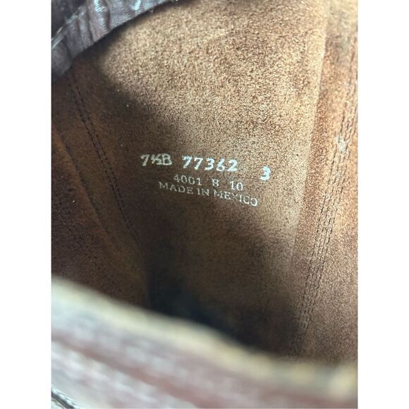 Frye Rider Pull On Leather Boots size 7.5 Brown - Picture 5 of 11